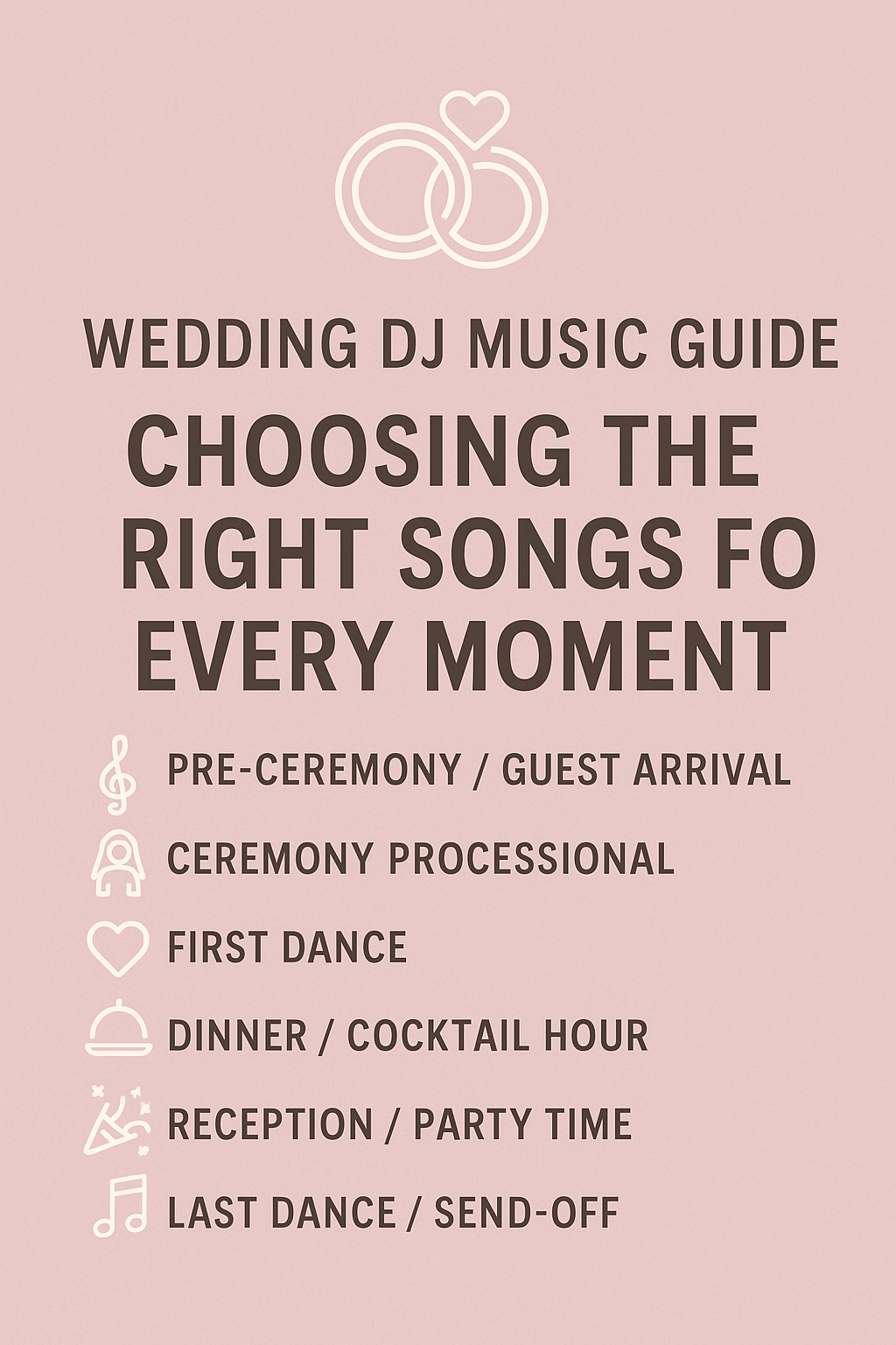 Types of Parties and How to Choose Music for Each [Part 1: Weddings]