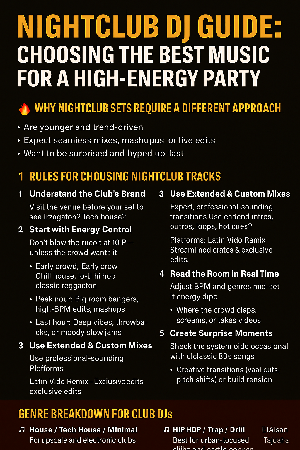 How DJs Can Select the Perfect Music for Nightclubs – Pro Tips for Every Set