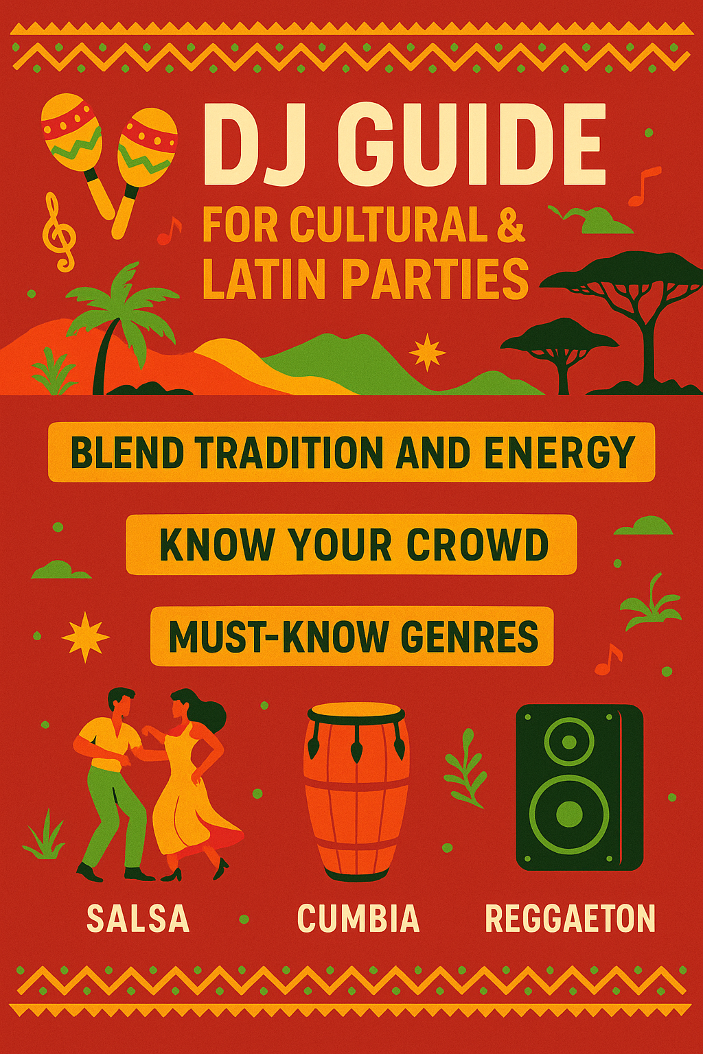 Types of Parties and How to Choose Music for Each [Part 5: Cultural & Latin Events]