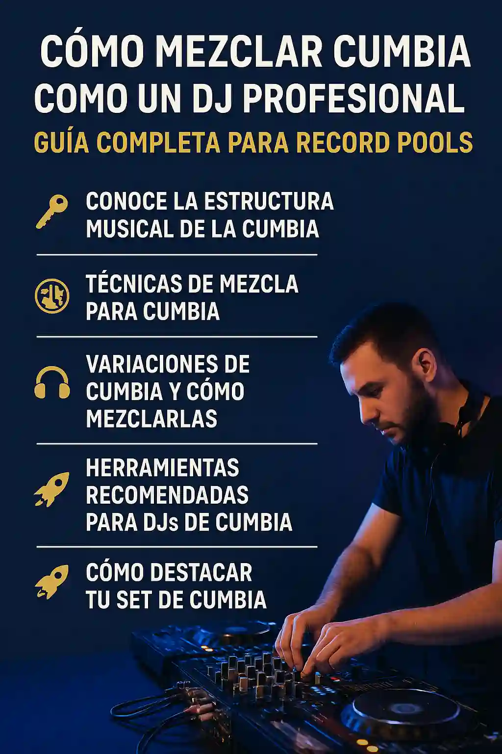 🎶 Cómo Mezclar Cumbia Como un DJ Profesional – Guía Completa para Record Pools